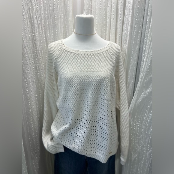 SOLD White Michael Kors knit sweater size large - Picture 9 of 10